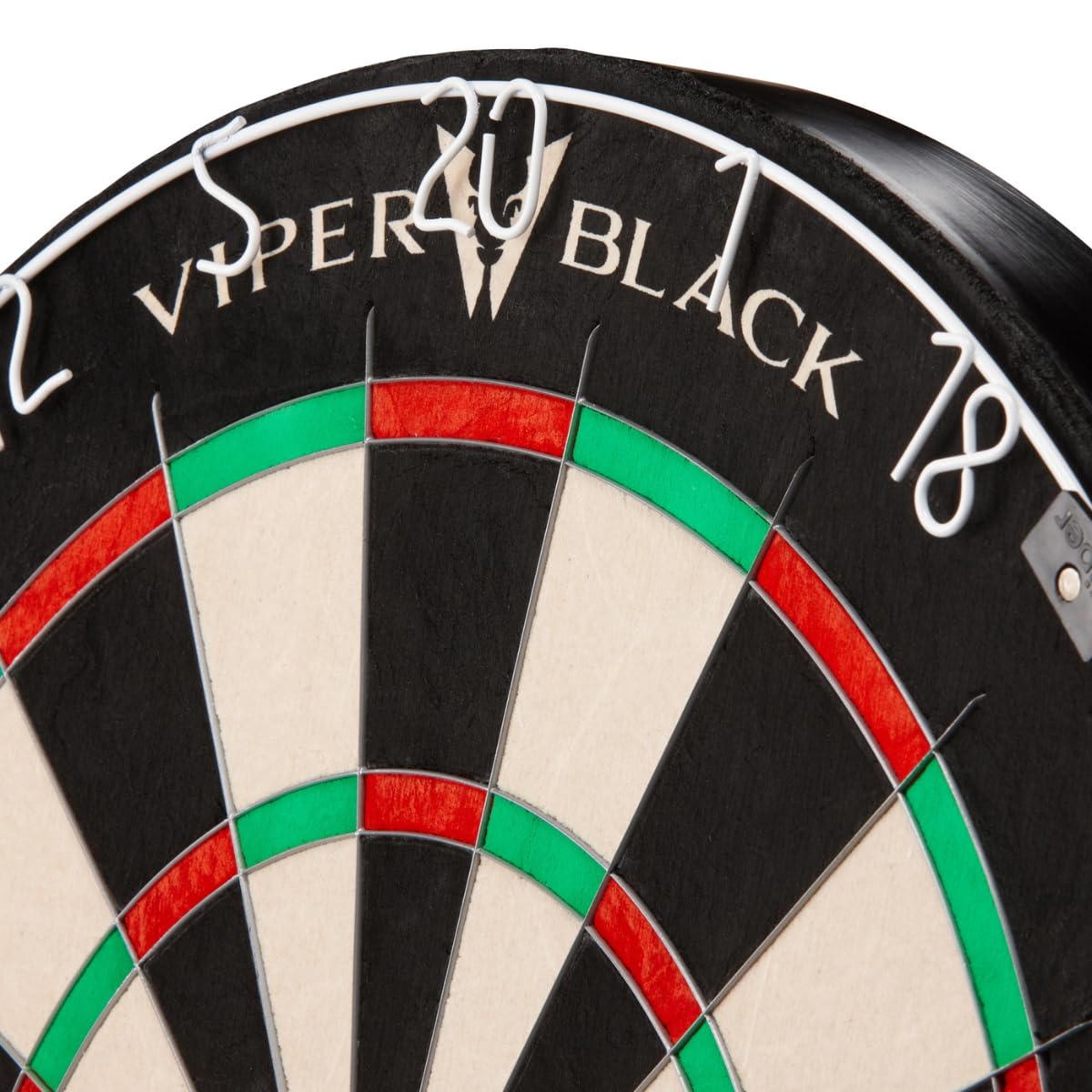Viper Obsidian Black Official Competition Steel Tip Dartboard, Wdf Accredited With Staple-Free Razor-Thin Spider Wire, Self-Heal