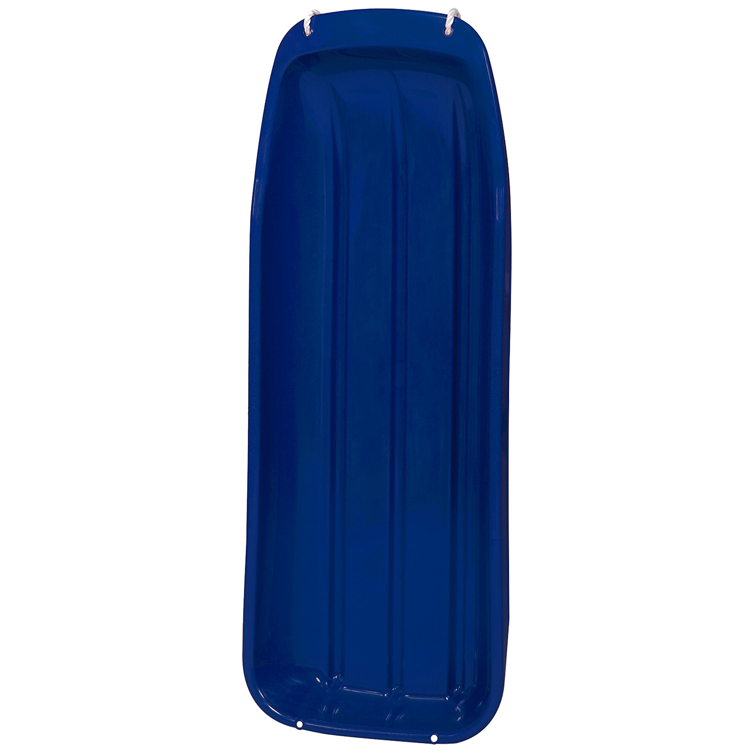Best Choice Products 48In Kids Plastic Toboggan Snow Sled W/Pull Rope - Blue