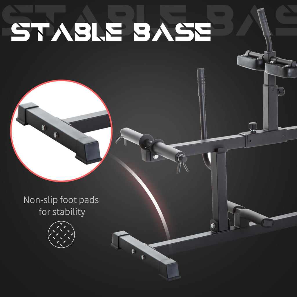 Soozier Adjustable Seated Calf Raise Machine, Leg Machines Home Gym, For Calf, Waist, Arm Training