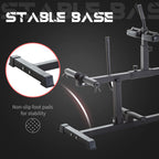 Soozier Adjustable Seated Calf Raise Machine, Leg Machines Home Gym, For Calf, Waist, Arm Training