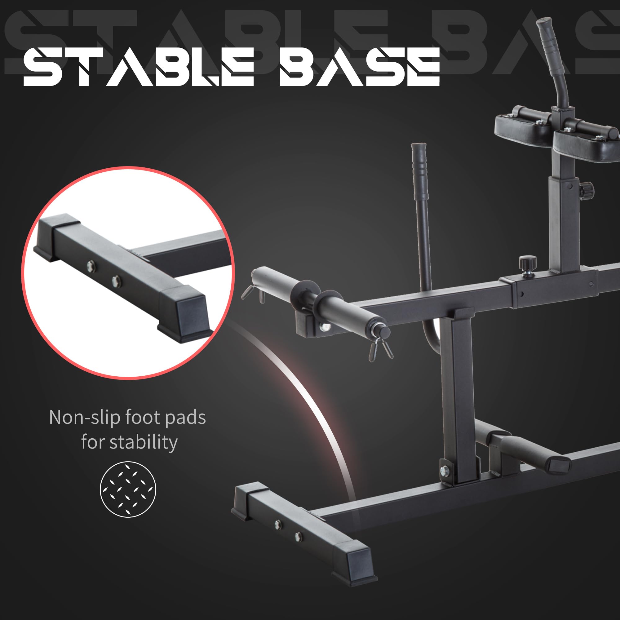 Soozier Adjustable Seated Calf Raise Machine, Leg Machines Home Gym, For Calf, Waist, Arm Training