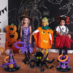 Max Fun Halloween Ring Toss Games Inflatable Spiders Ring Toss Witchs Hat Toss Game For Kids Halloween Party Favors Indoors Outd