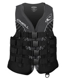 O'Neill Men'S Superlite Uscg Life Vest,Black/Black/Smoke:White,M