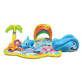 Banzai Splish Splash Water Park Jr, Length: 90 In, Width: 52 In, Height: 24 In, Junior Inflatable Outdoor Backyard Water Splash