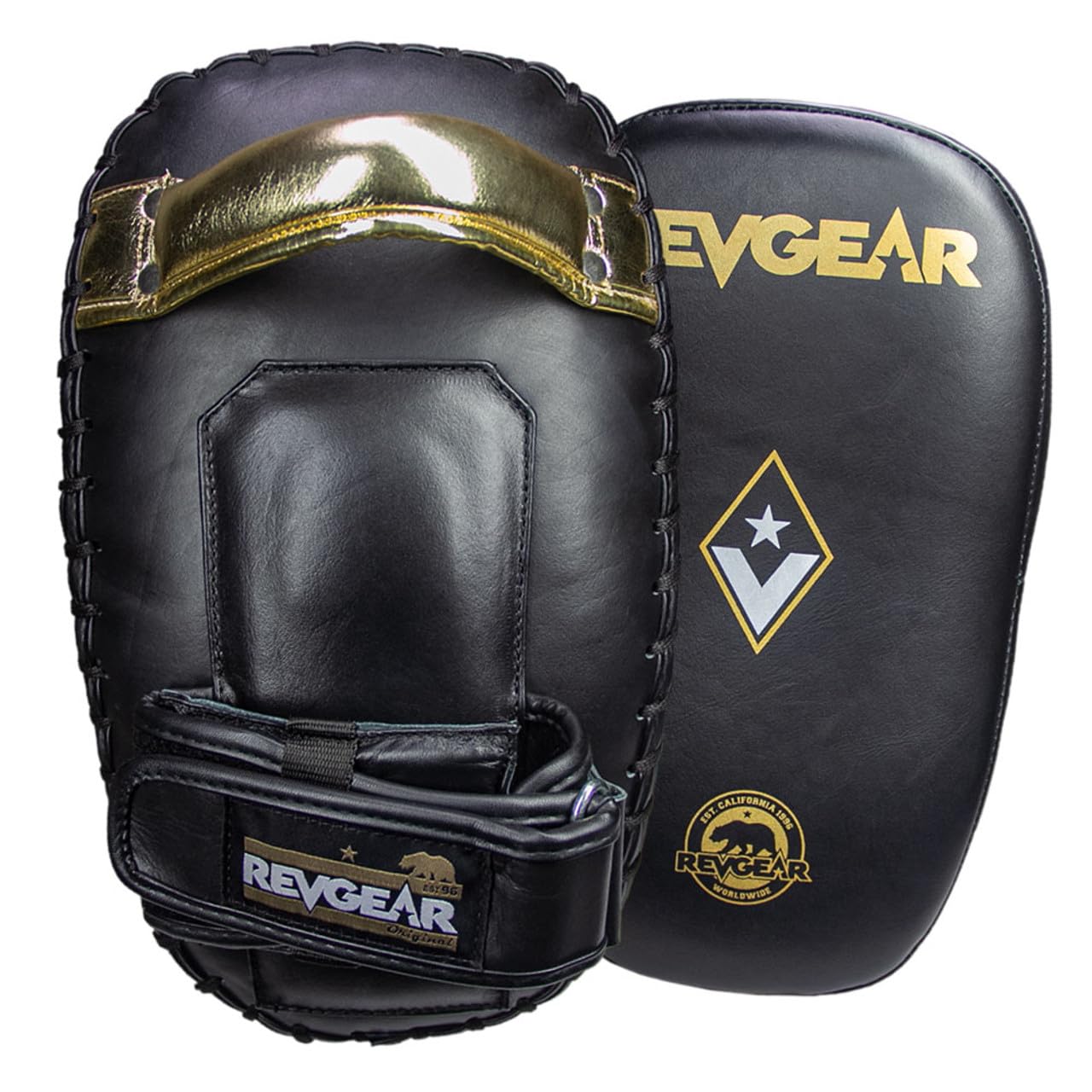 REVGEAR Curved Thai Pads, Contoured Target, Pair