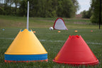 Kwik Goal Jumbo Disc Cones (Yellow, Pack Of 12) ,6-Inch X 11-Inch