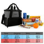 Tourit Cooler Bag 24-Can Insulated Soft Cooler Lunch Coolers Portable Cooler Bag 14.6L For Picnic, Beach, Work, Trip, Daily,Grey
