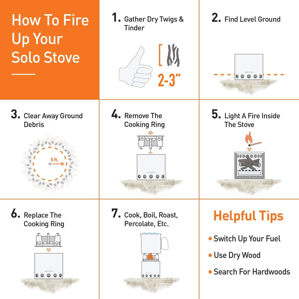 Solo Stove Titan Camping Stove Portable Stove For Backpacking And Outdoor Cooking Great Stainless Steel Camping Backpacking Stov