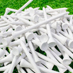 Mykuja Bamboo Golf Tee 3-1/4 Inch Pack Of 100 White