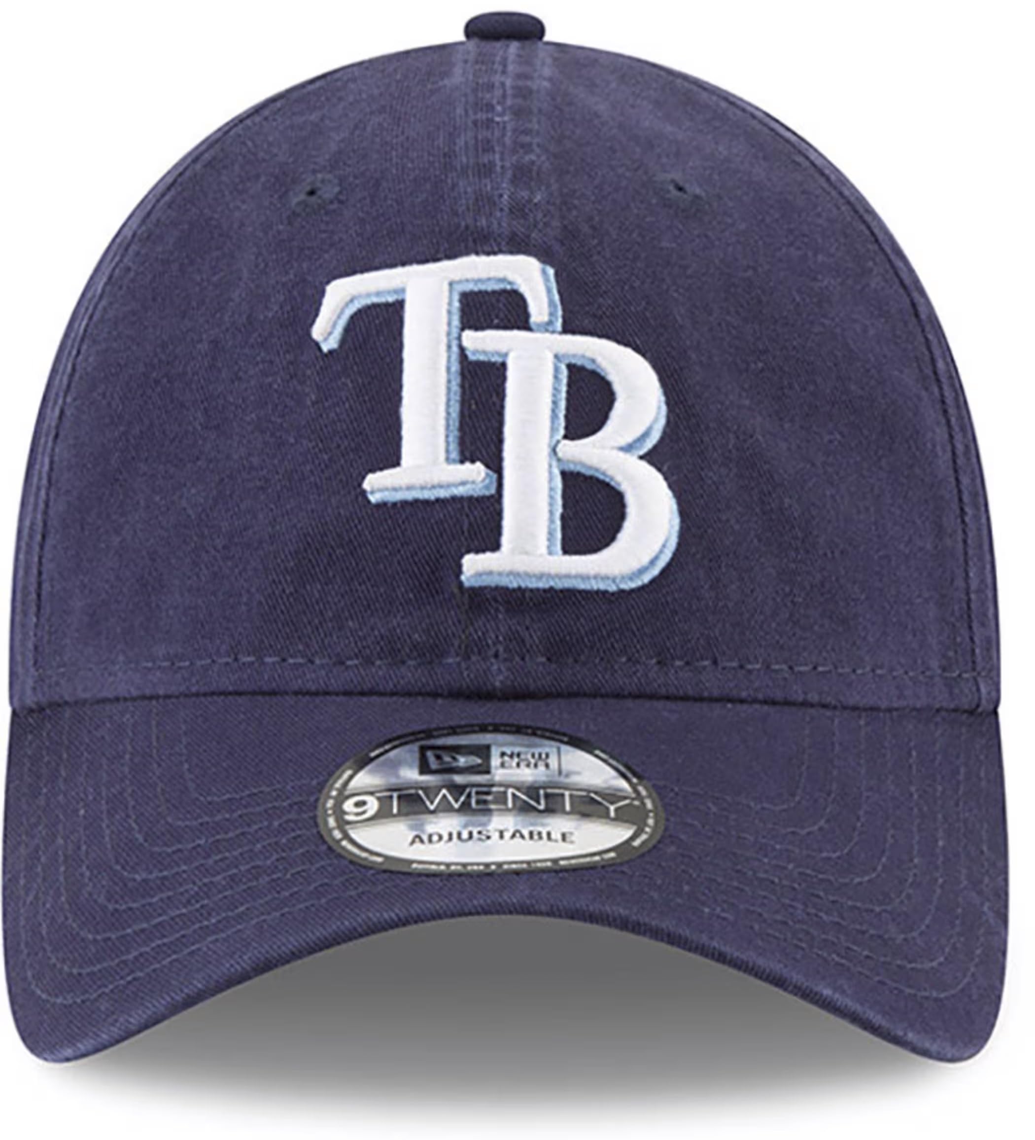 New Era Mlb Core Classic 9Twenty Home Team Color Adjustable Hat Cap One Size Fits All (Us, Alpha, One Size, Tampa Bay Rays)