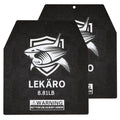 Weighted Vest Plates 9.8x11 Steel Weight Plates for Vests - 5.51/8.81/15.43/20.94 LB Pairs - Rust-Proof Powder Coated Workout In