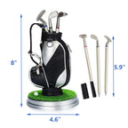 Golf Pen Holder Gifts For Men Women, Unique Birthday For Dad Boyfriend Boss Coworkers Golfers, Cool Office Gadgets Desk Decor, M