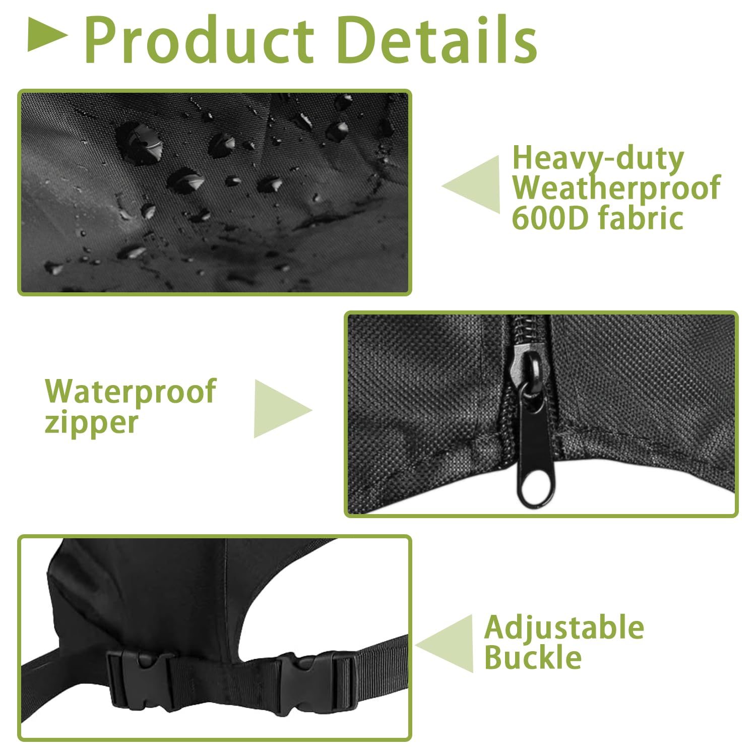 Colewin Golf Bag Cover Rain Hood,Waterproof Golf Bag Hood Cover,Almost Fits All For Tour Bags/Golf Bags/Carry Cart/Stand Bags