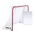 Franklin Sports Nhl Street Hockey Goal - Quikset Official Size Regulation Steel Street + Roller Hockey Net Set With Shooting Boa
