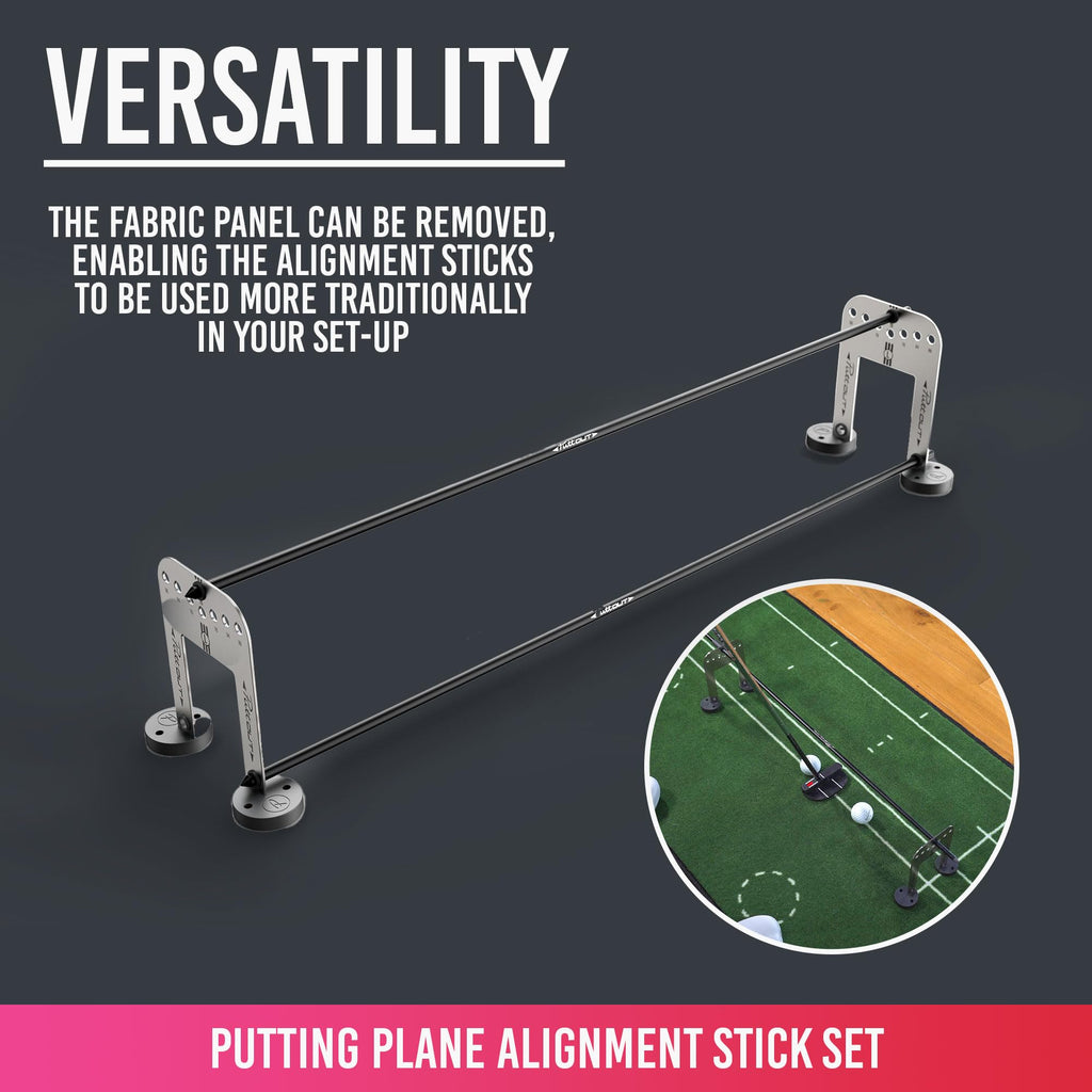 Puttout Putting Plane With Alignment Sticks And Gates