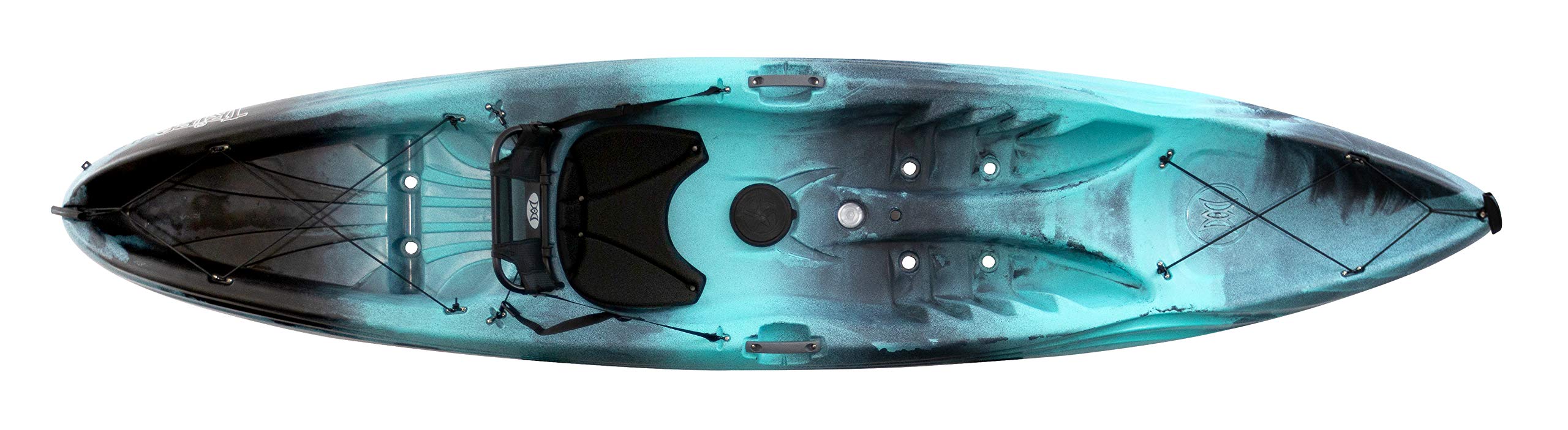 Perception Tribe 11.5 | Sit on Top Kayak for All-Around Fun | Large Rear Storage with Tie Downs | 11 5 | Dapper
