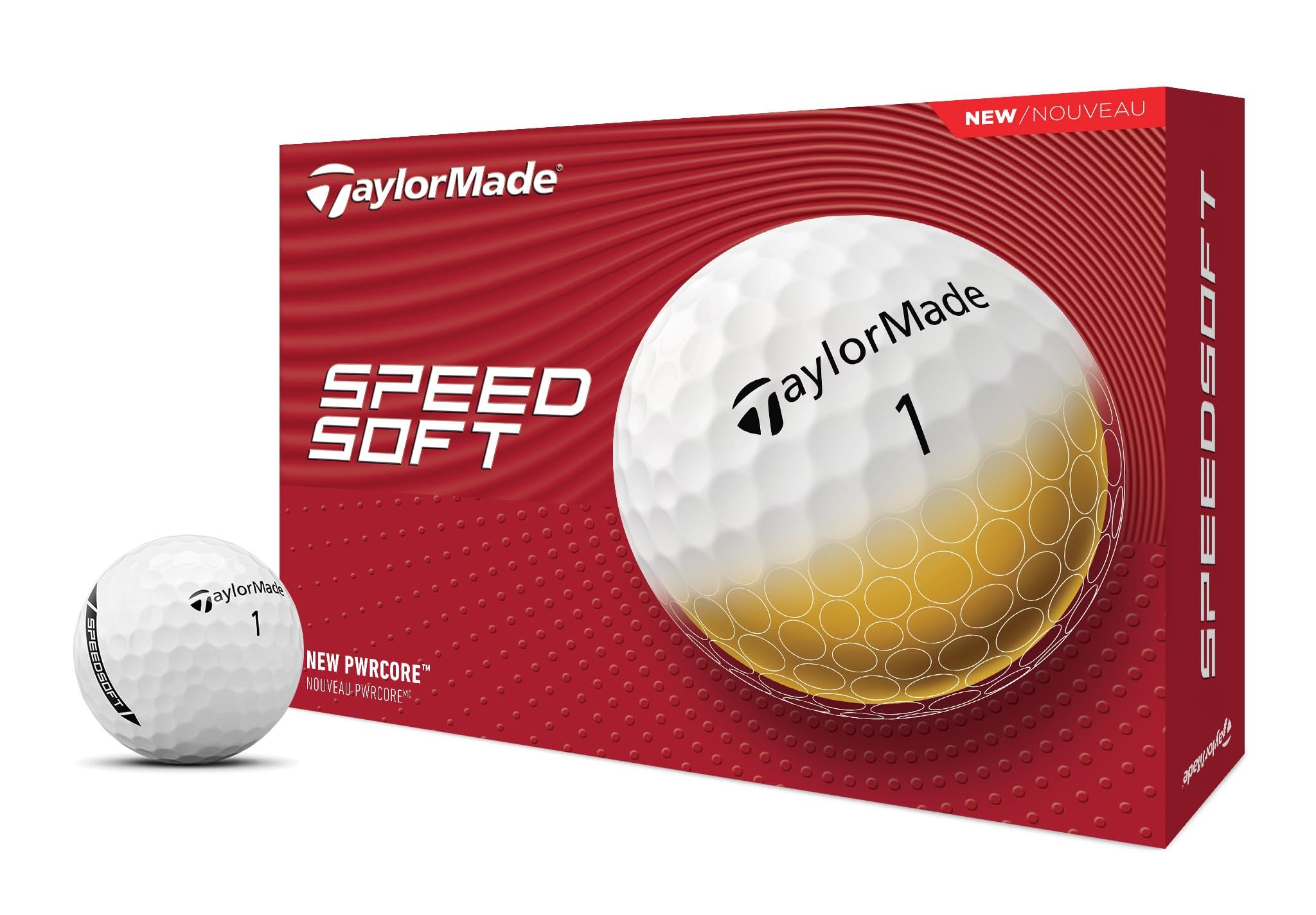 Taylormade Golf Speedsoft Golf Balls One Dozen
