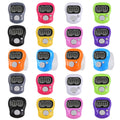 WEIMELTOY Tally Counter 20pc Electronic Finger Counter Digtal Clicker Counter 5 Digit LCD Counting for Knitting/Golf/Coaching/Go