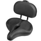 Coolwufan Oversized Bike Seat With Backrest For Peloton Bike, Wide Bicycle Saddle Compatible With Peloton, Road, Exercise, Tricy