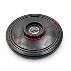 Brgmax 4 X Idler Wheel With Bearing Black 5.63Inch X 20Mm Snowmobile Parts Shocks Suspension Fits For Arctic Cat 1604-837 3604-0