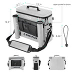 Kayak Cooler,Waterproof Kayak Seat Back Cooler For Kayaking,Kayak Accessories Cooler Bag,Protable Ice Chest,Beach Cooler,Travel