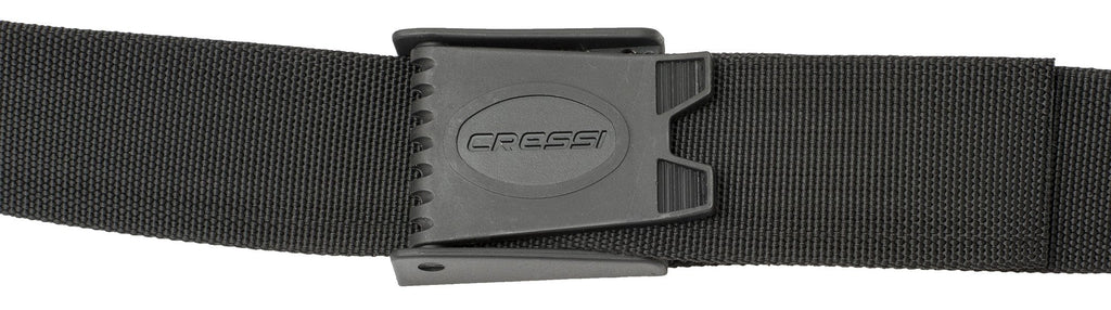 Cressi Nylon Weight Belt W/Plastic Buckle, Black