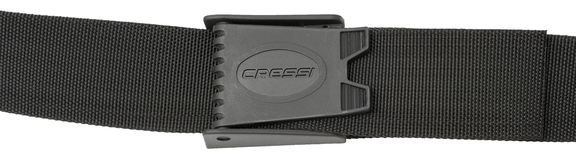 Cressi Nylon Weight Belt W/Plastic Buckle, Black