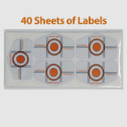 Golf Impact Tape Labels 200 Golf Club Impact Tape Stickers For Driver, Irons Or Woods A Simple Golf Training Aid You Improve You