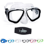 Junior Snorkeling Goggles Kids Swim Mask Swimming Gear Scuba Diving Mask For Outdoor Recreation Snorkel Mask (Black)