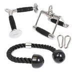 Power Guidance Triceps Pull Down Attachment, Cable Machine Accessories For Home Gym, Lat Pull Down Attachment Weight Fitness (3.
