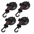 Redcamp 4Pcs Heavy Duty Suction Cup Anchor For Glass Window Suction Hooks Strong Vacuum Suction Cups With Securing Hook Tie Down