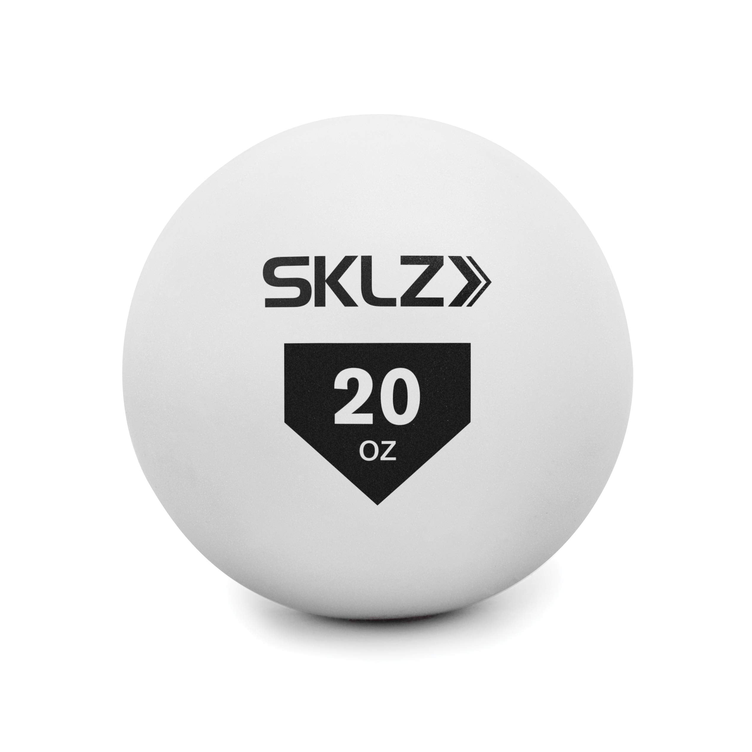 SKLZ Contact Ball Baseball and Softball Batting Training Ball, 20 Ounce,White