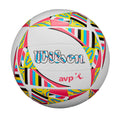 Wilson Avp Movement Volleyball - Official Size, Pink/Yellow/Blue