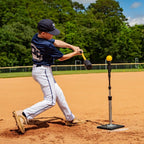 Rope Bat - The Original Patented Rope Bat Swing Trainer w/ 12 Soft Training Balls - Baseball & Softball Swing Trainer, Training