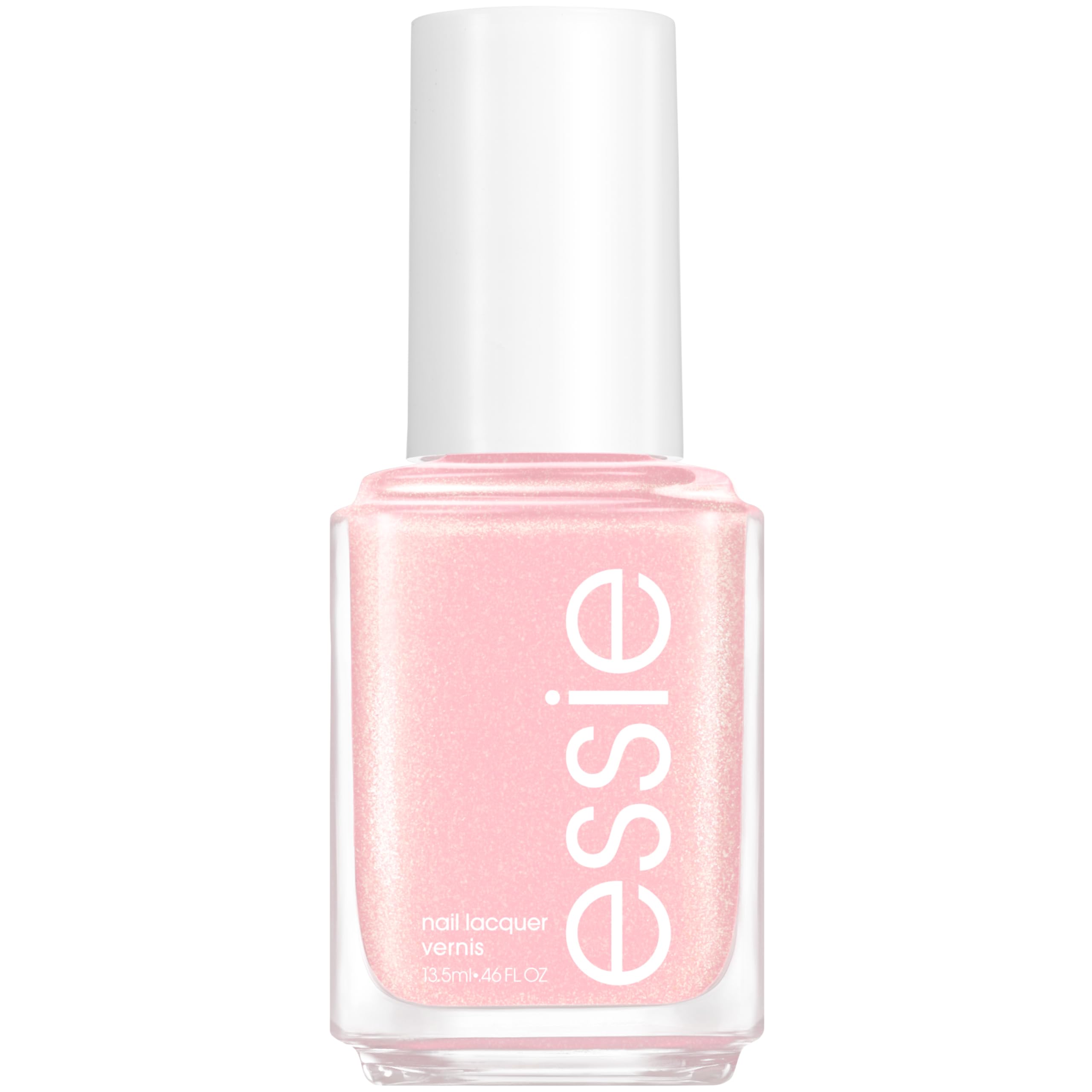 Essie Nail Polish, Salon-Quality, 8-Free Vegan, Iridescent Sheer Pink, Birthday Girl, 046 Fl Oz