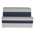 Lippert Sunset Collection 48 Straight Pontoon Bench Seat, Contoured Foam Cushioning, Durable Marine-Grade Vinyl, Built-In Dry St