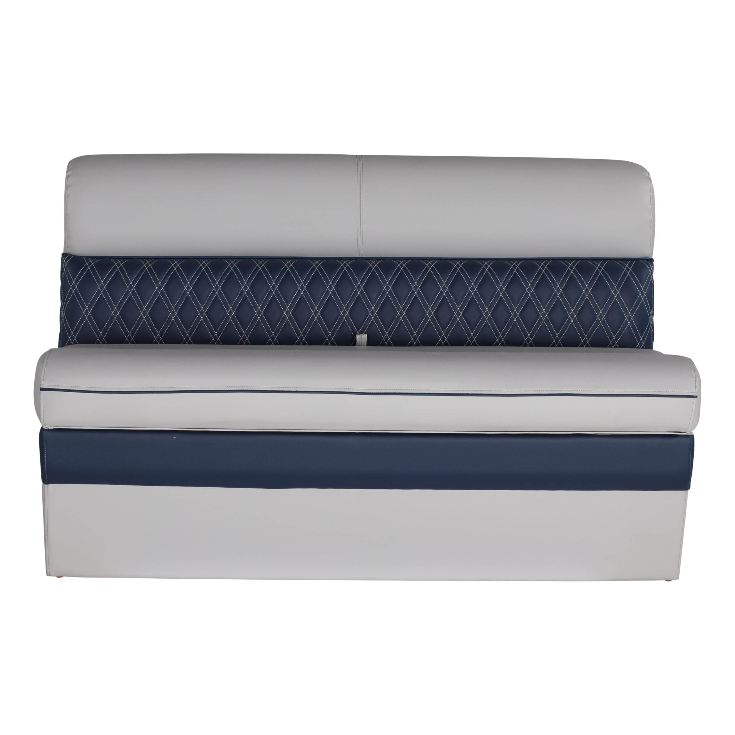 Lippert Sunset Collection 48 Straight Pontoon Bench Seat, Contoured Foam Cushioning, Durable Marine-Grade Vinyl, Built-In Dry St