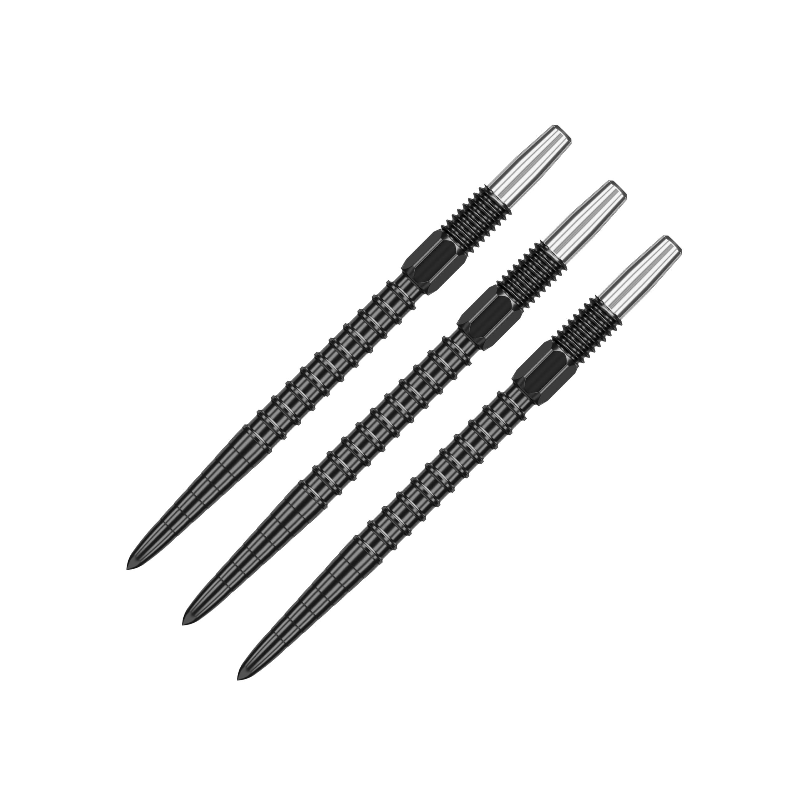 TARGET Darts Swiss Point Dart Points, Chrono (3 Pack Set of Tips) 40MM - Black | Change Dart Points, Swiss Storm Points, Profess
