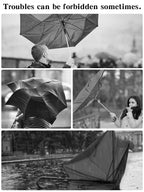 Kalolary 62 Inch Extra Oversize Large Compact Golf Umbrella,Double Canopy Vented Windproof Waterproof Stick Umbrellas For Women