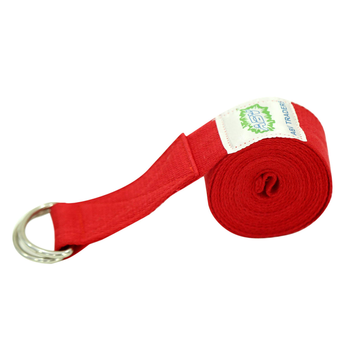 ABV Traders Yoga Belt/Strap Soft Organic Cotton for Stretching, Holding Poses, Improving Flexibility and Physical Therapy (8ft, 