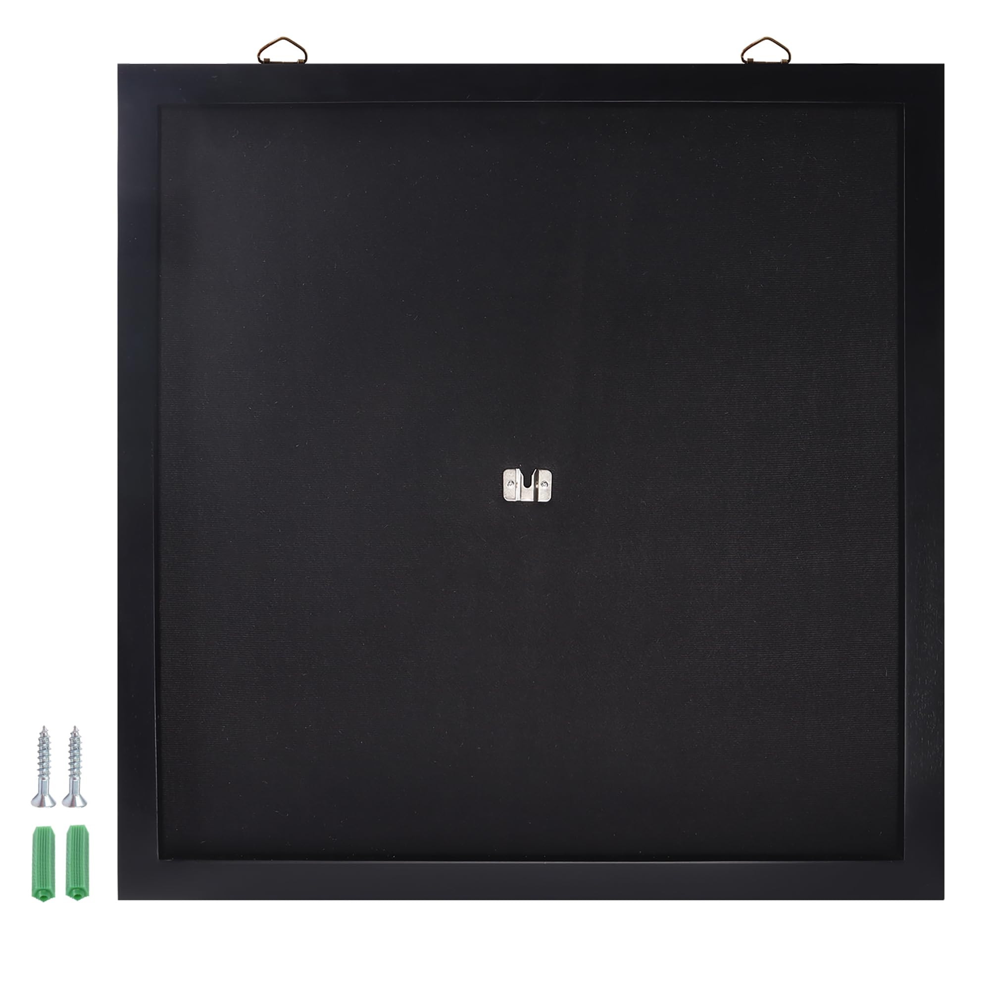 GSE Games & Sports Expert Black Dart Backboard with Wood Frame and Felt. Wall Protector for Dart Board Surround