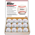 Heater Sports Slider Lite Genuine Leather Pitching Machine Baseballs - 1 Dozen, Accurate, & Long-Lasting | Perfect For Batting &