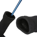 Longchao Red/Black Golf Head Covers Driver 1 3 4 5 7 X Fairway Woods Headcovers Long Neck Neoprene Protective Covers With Interc