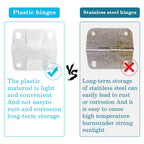 Cooler Hinges Replacement For Coleman Camping Cooler Accessories 5226 5227B 5240 5241 5241A 5245 5286 6270 6273, Ice Chest Plast