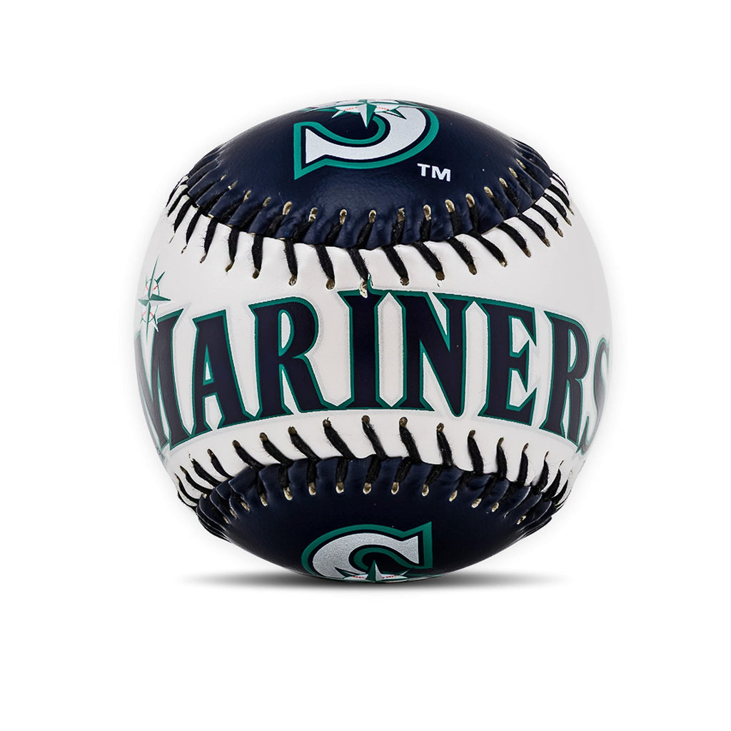 Franklin Sports Seattle Mariners Mlb Team Baseball - Mlb Team Logo Soft Baseballs - Toy Baseball For Kids - Great Decoration For