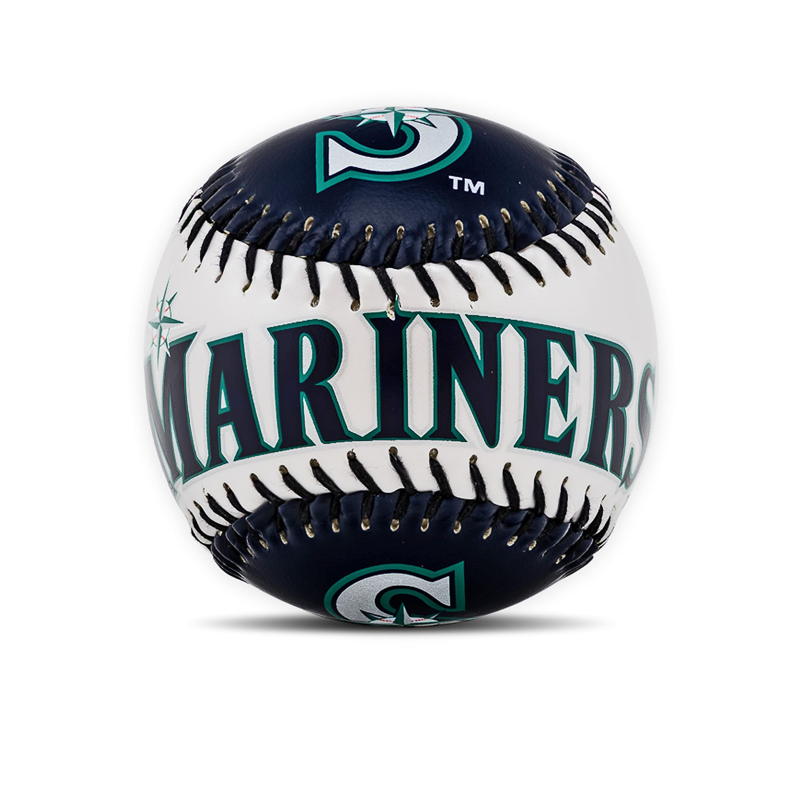 Franklin Sports Seattle Mariners Mlb Team Baseball - Mlb Team Logo Soft Baseballs - Toy Baseball For Kids - Great Decoration For