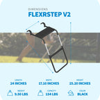 Springfree Trampoline Flexrstep V2 Ladder Accessory For Springfree Trampolines With Weight Capacity Of 152 Pounds And Safety Loc