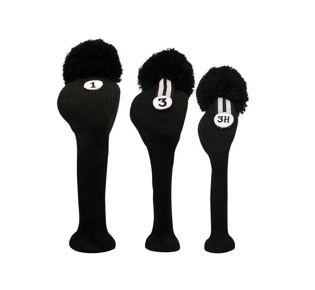 Izzo Vintage Driver Headcover, Black