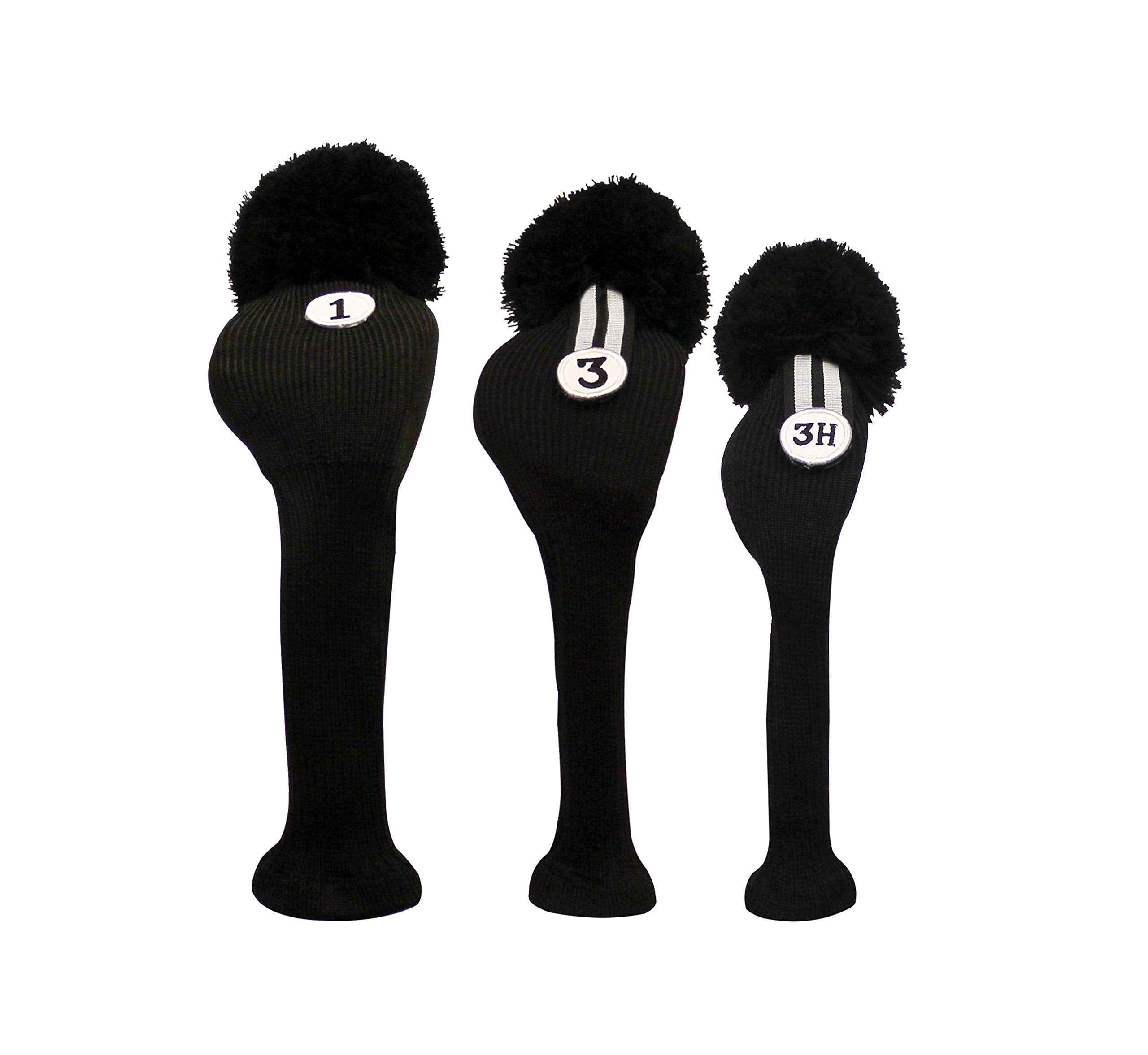 Izzo Vintage Driver Headcover, Black