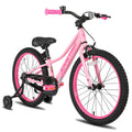 Joystar 20 Inch Girls Bike With Training Wheels For 6-12 Years Old Children 20'' Kids Bikes Kids Mountain Bicycle For Early Ride